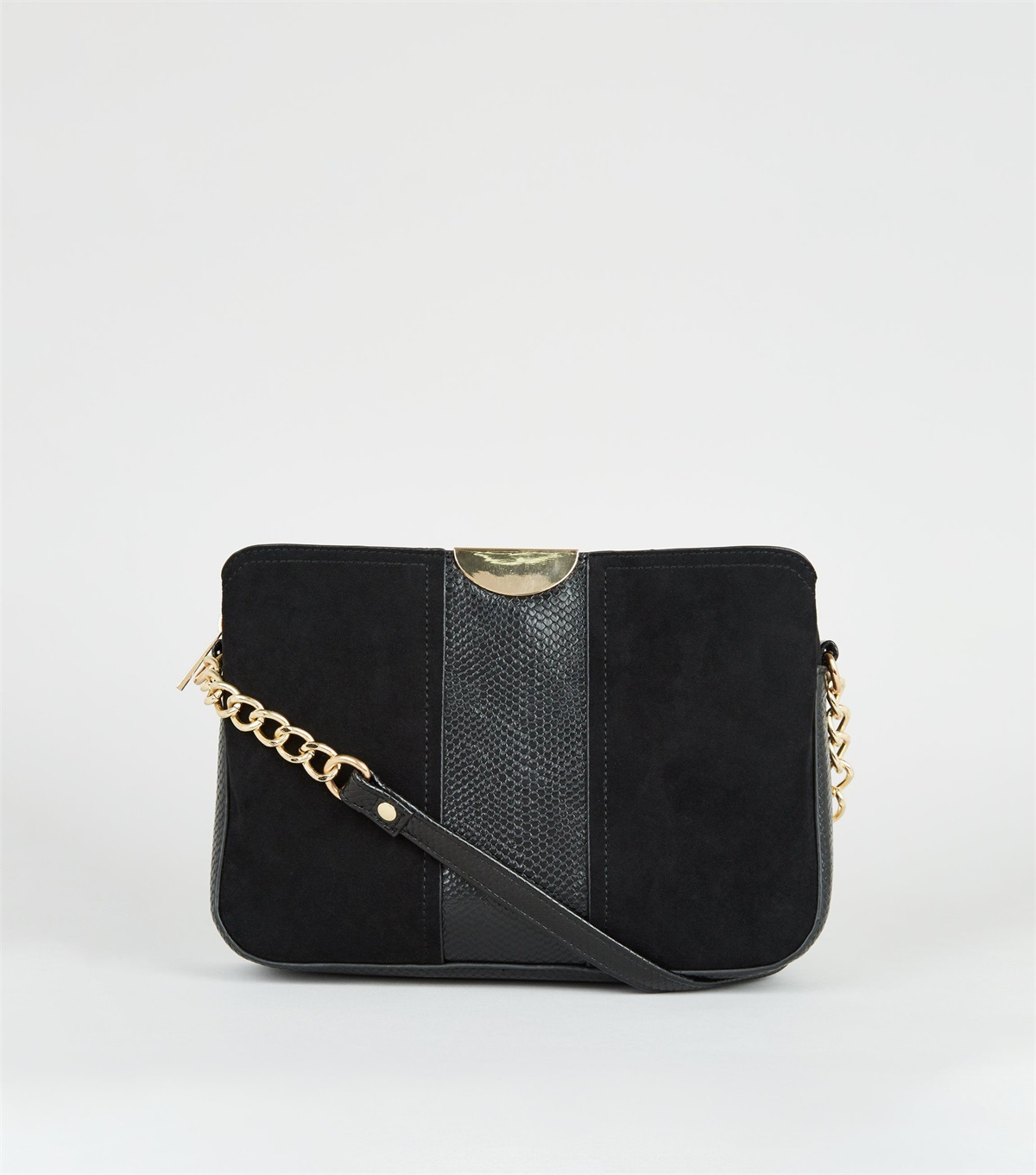 PZB260122 black-pocket-front-cross-body-bag