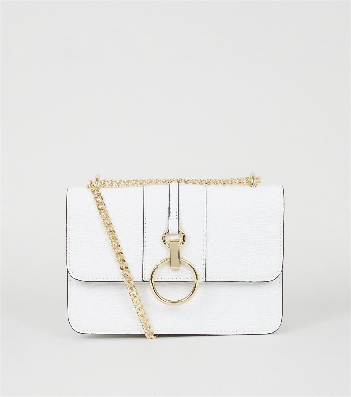 PZB260266 white-faux-snake-ring-detail-shoulder-bag