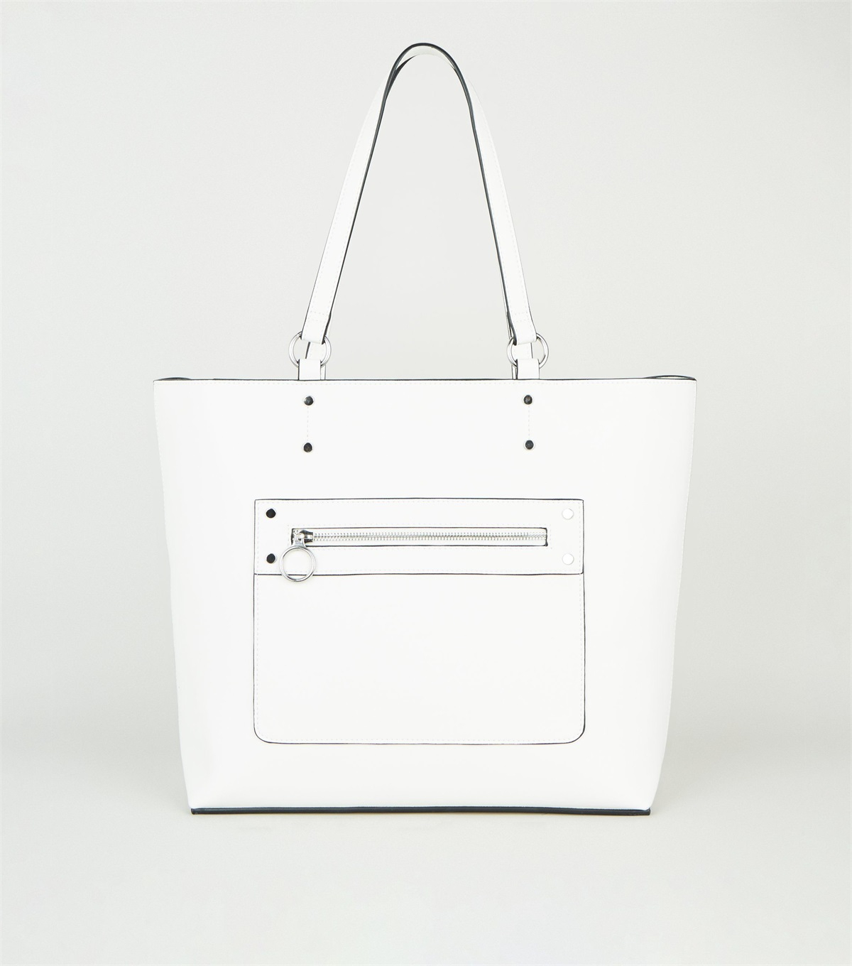 PZB260270 white-leather-look-tote-bag